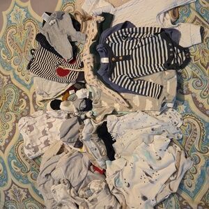 Carter's Neutral and Earth Tones Baby Clothes Bundle